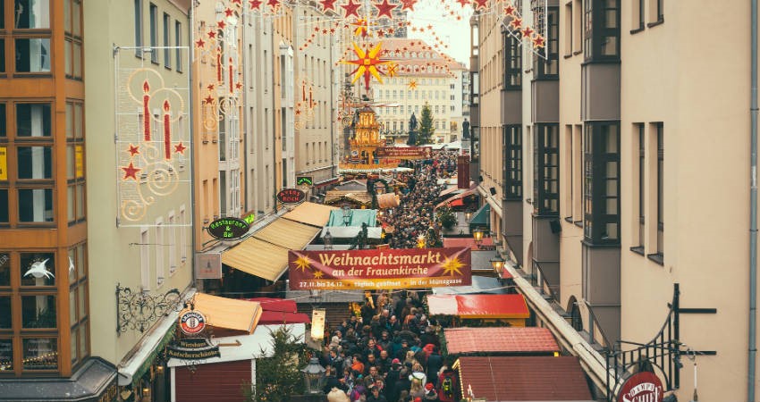 oplev de mange markeder i Dresden under julen