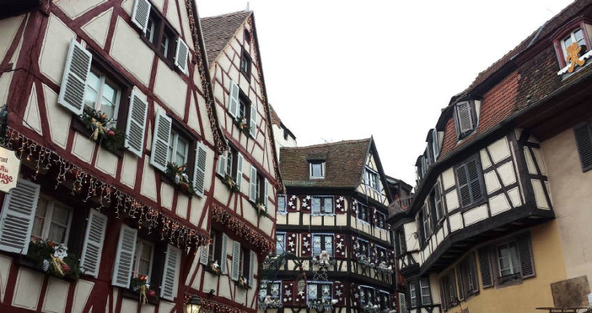 Strasbourg julemarked i den gamle bydel