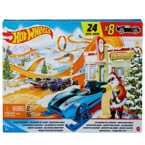 giv en Hot Wheels Julekalender med biler