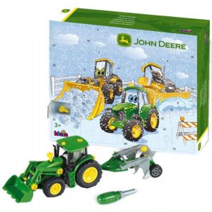 ohn Deere Julekalender med traktor og plov